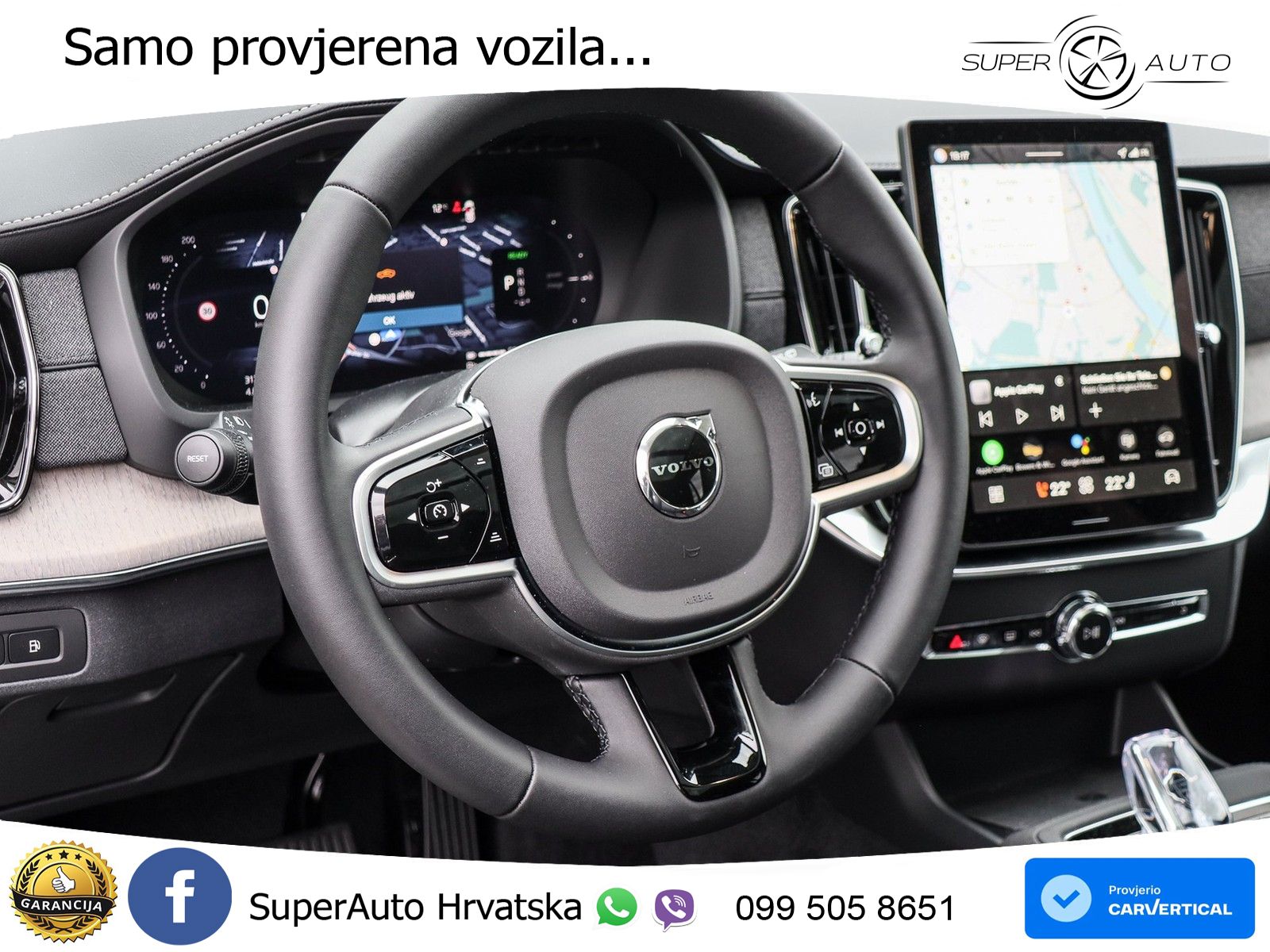 Volvo XC90 2.0 T8 AWD Automatic ZRAČNI+ACC+GR SJED+KAM+PANO