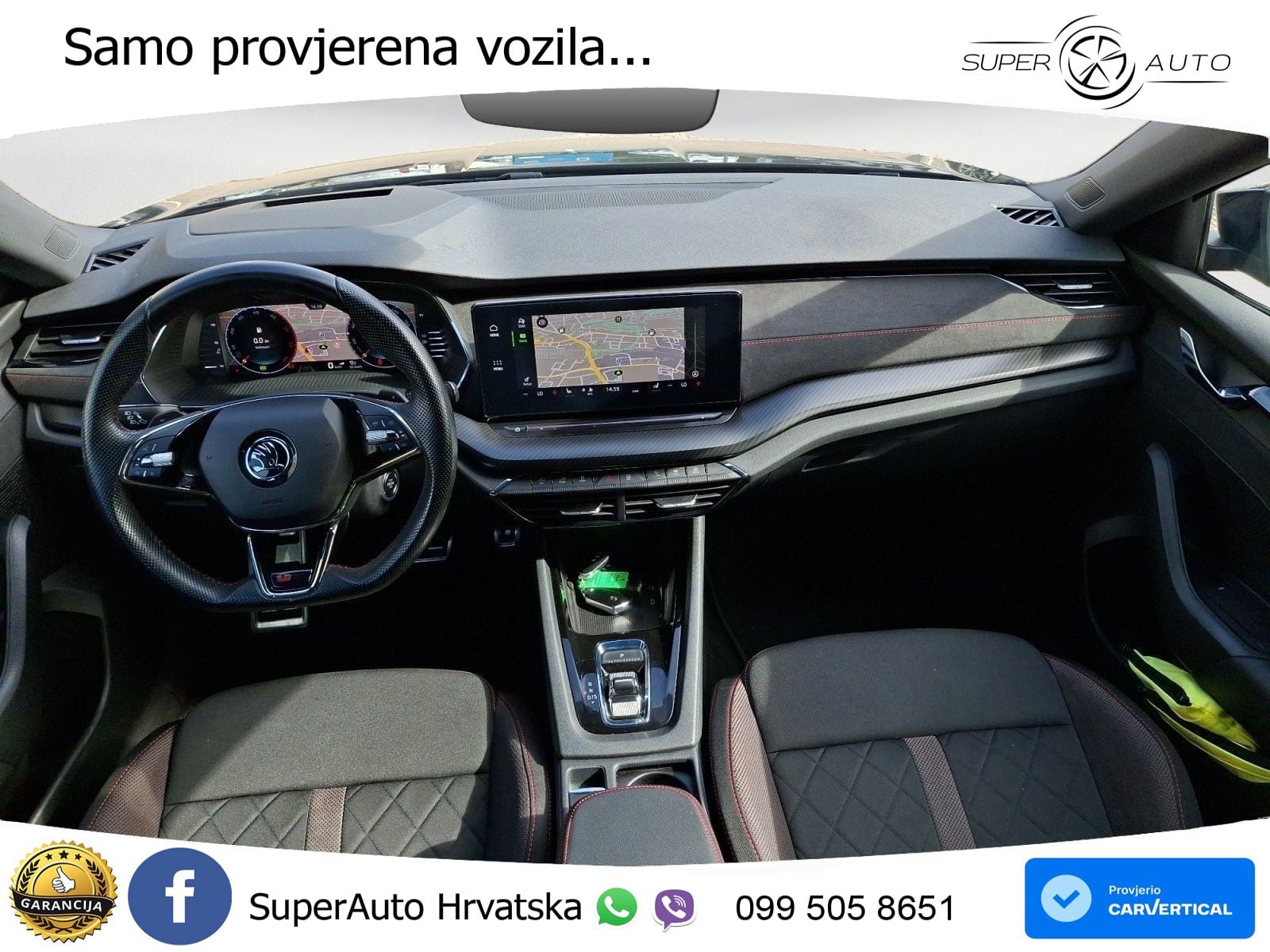 Škoda Octavia Combi RS 2.0 TDI (200 KS) DSG LED+GR SJED+ACC