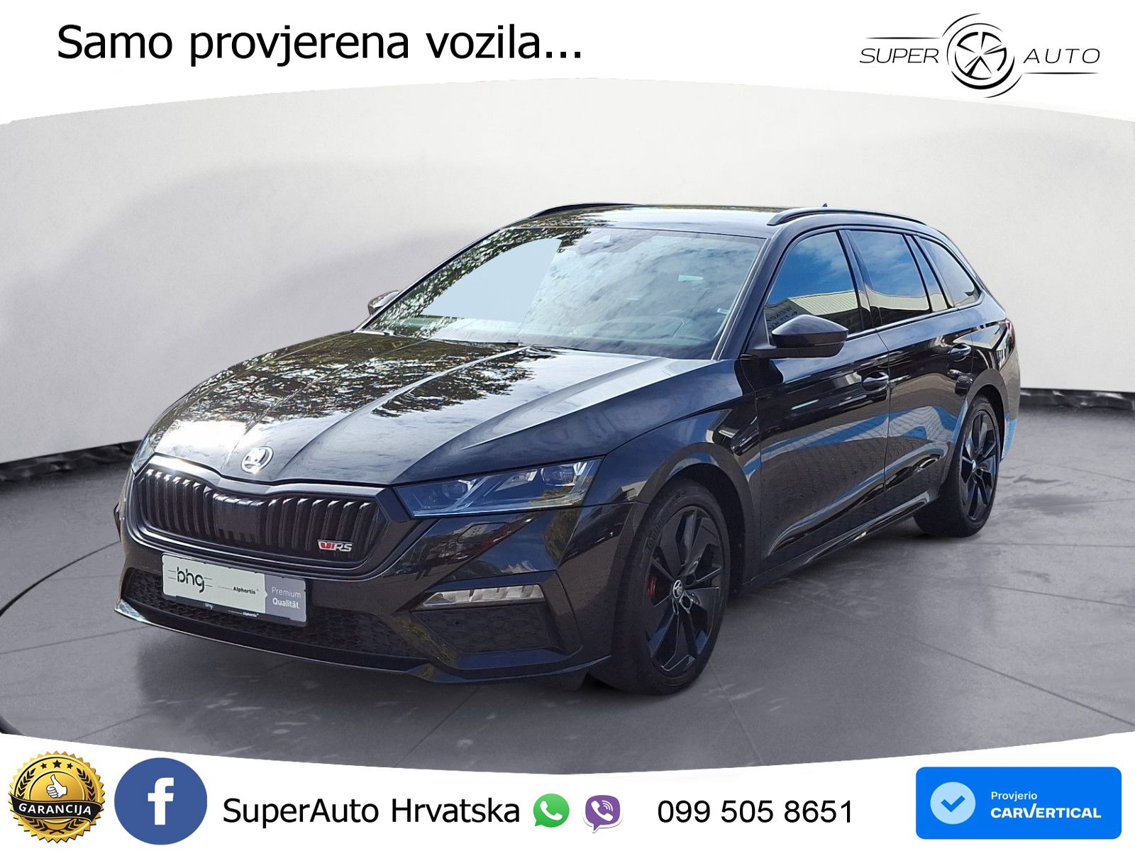 Škoda Octavia Combi RS 2.0 TDI (200 KS) DSG LED+GR SJED+ACC