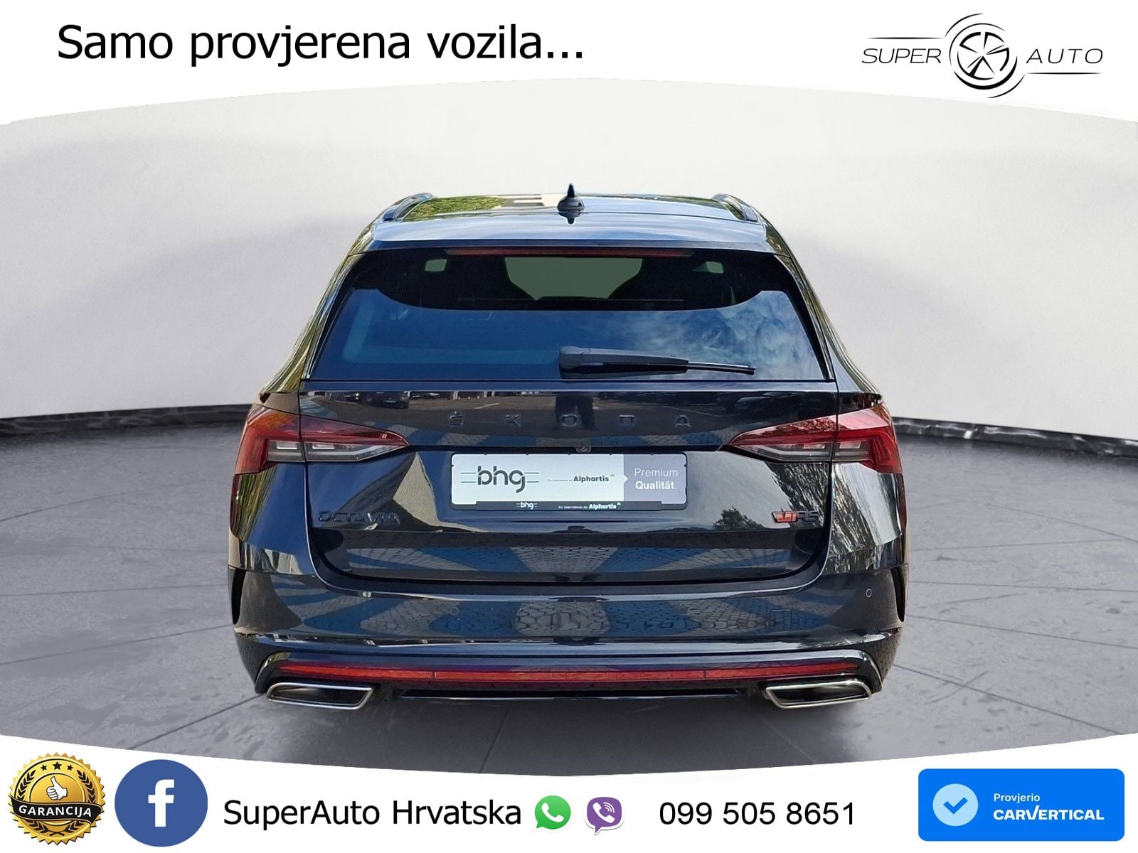 Škoda Octavia Combi RS 2.0 TDI (200 KS) DSG LED+GR SJED+ACC