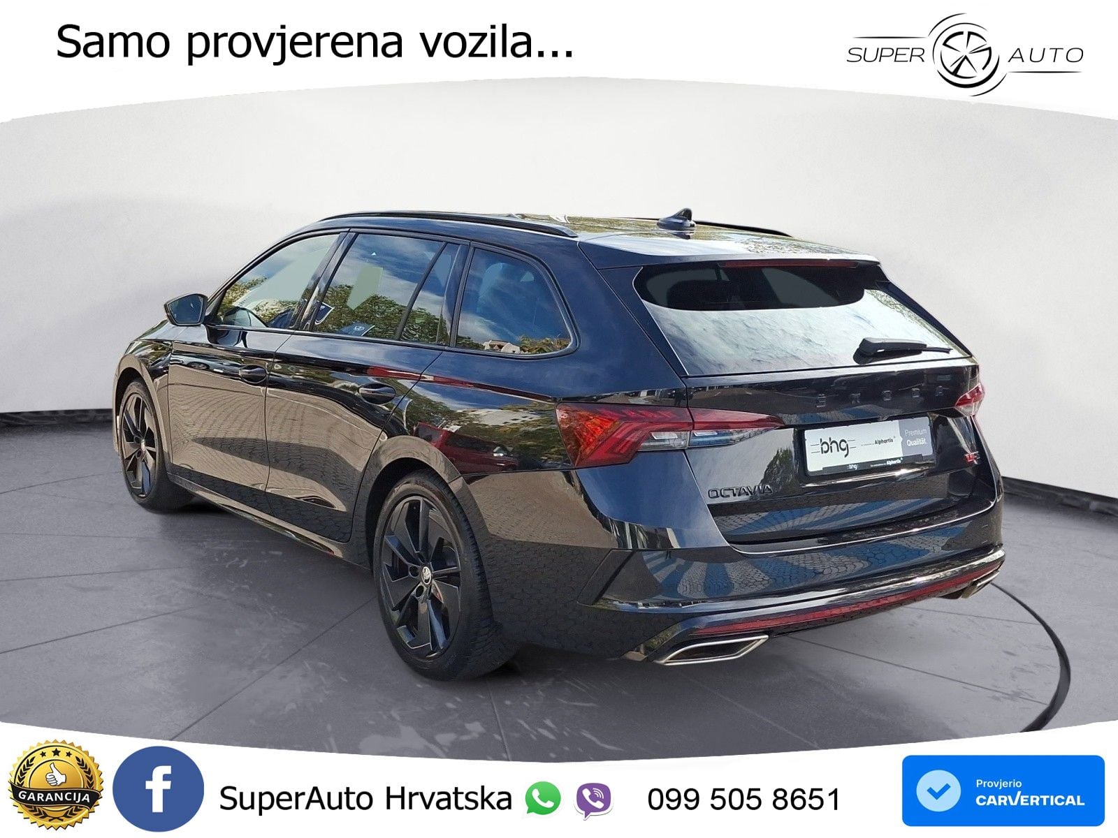 Škoda Octavia Combi RS 2.0 TDI (200 KS) DSG LED+GR SJED+ACC