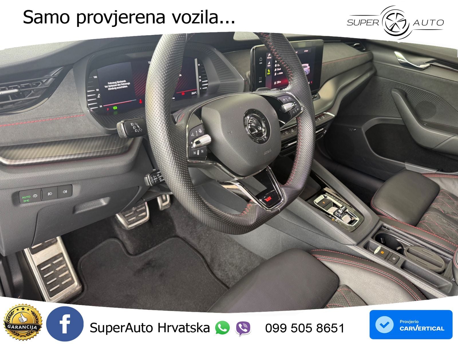 Škoda Octavia Combi RS 2.0 TDI (200 KS) 4x4 DSG LED+GR SJED+ACC
