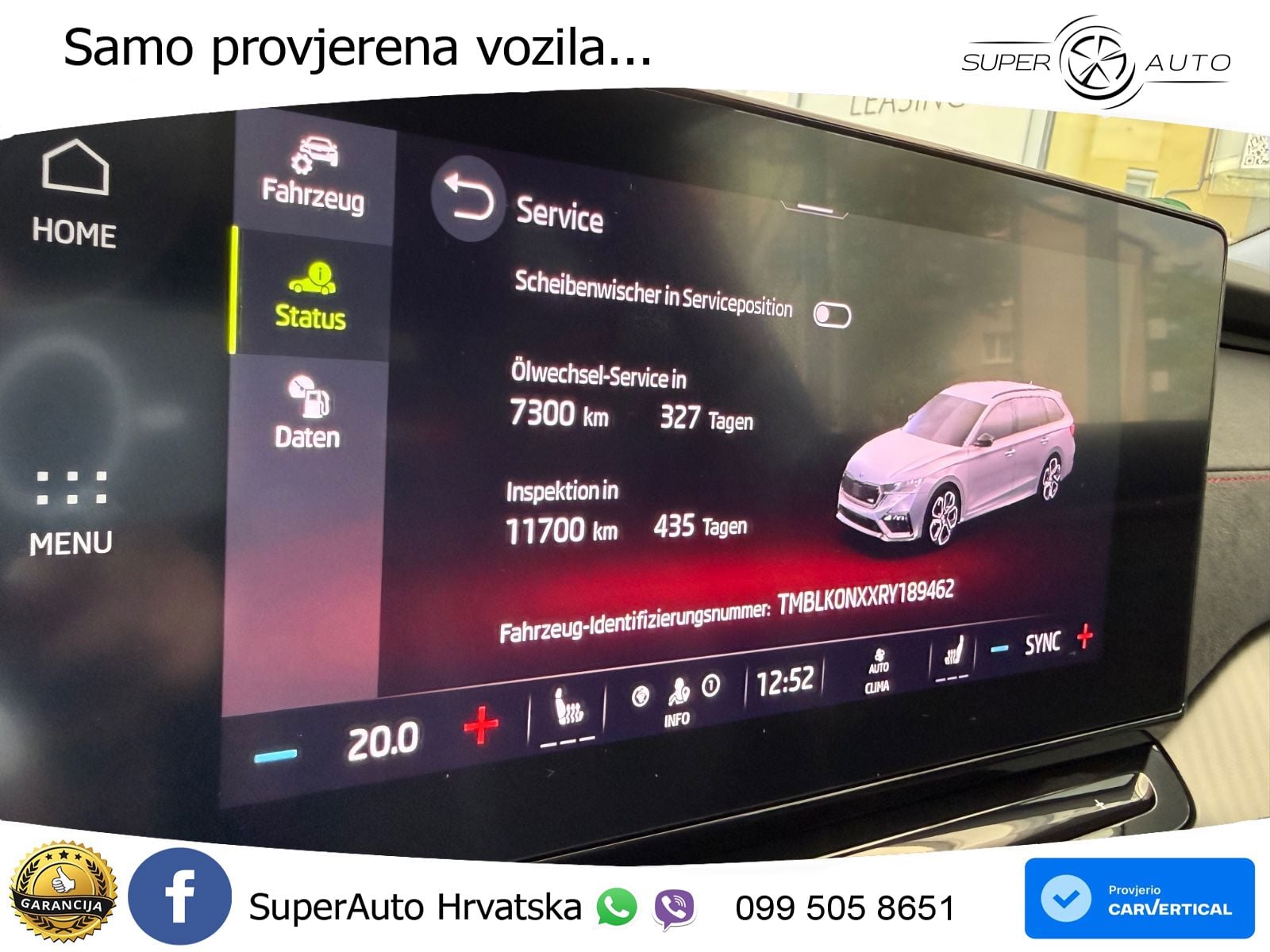 Škoda Octavia Combi RS 2.0 TDI (200 KS) 4x4 DSG LED+GR SJED+ACC