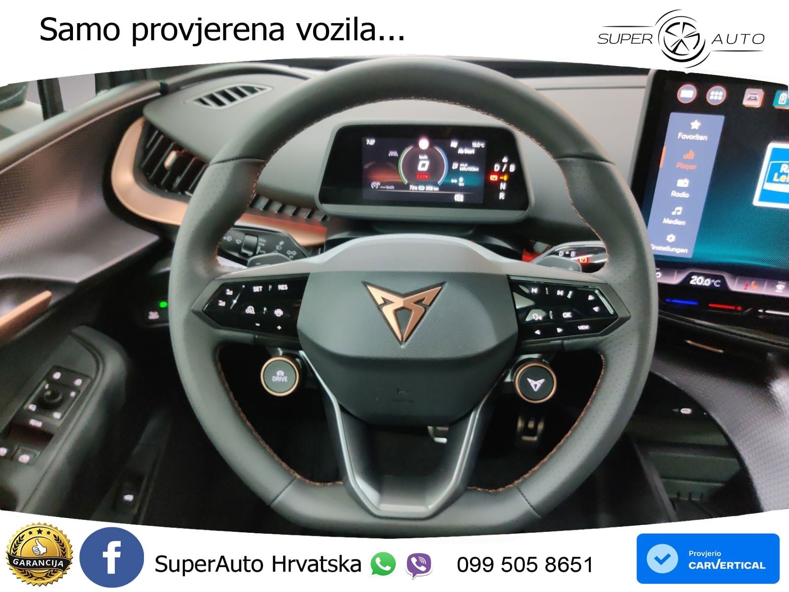 Cupra Tavascan 82 kWh (286 KS) LED+GR SJED+ACC