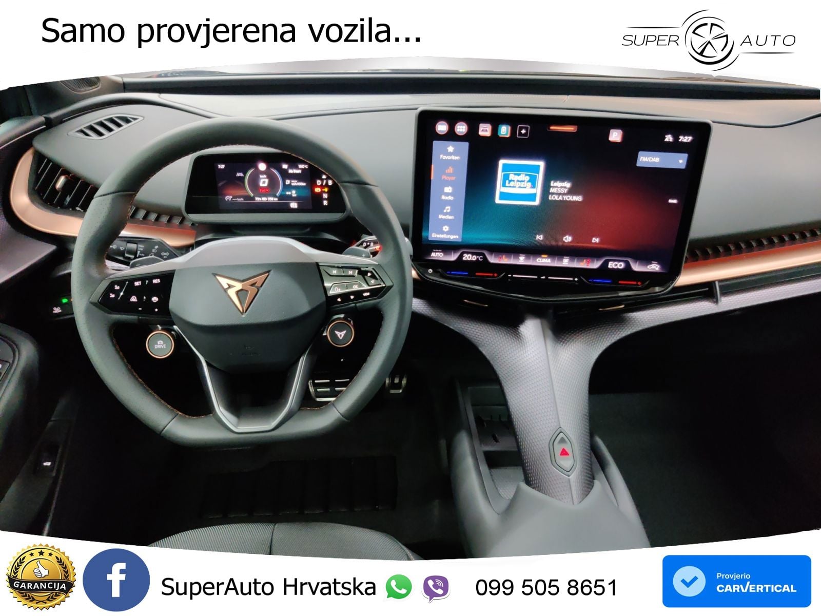 Cupra Tavascan 82 kWh (286 KS) LED+GR SJED+ACC
