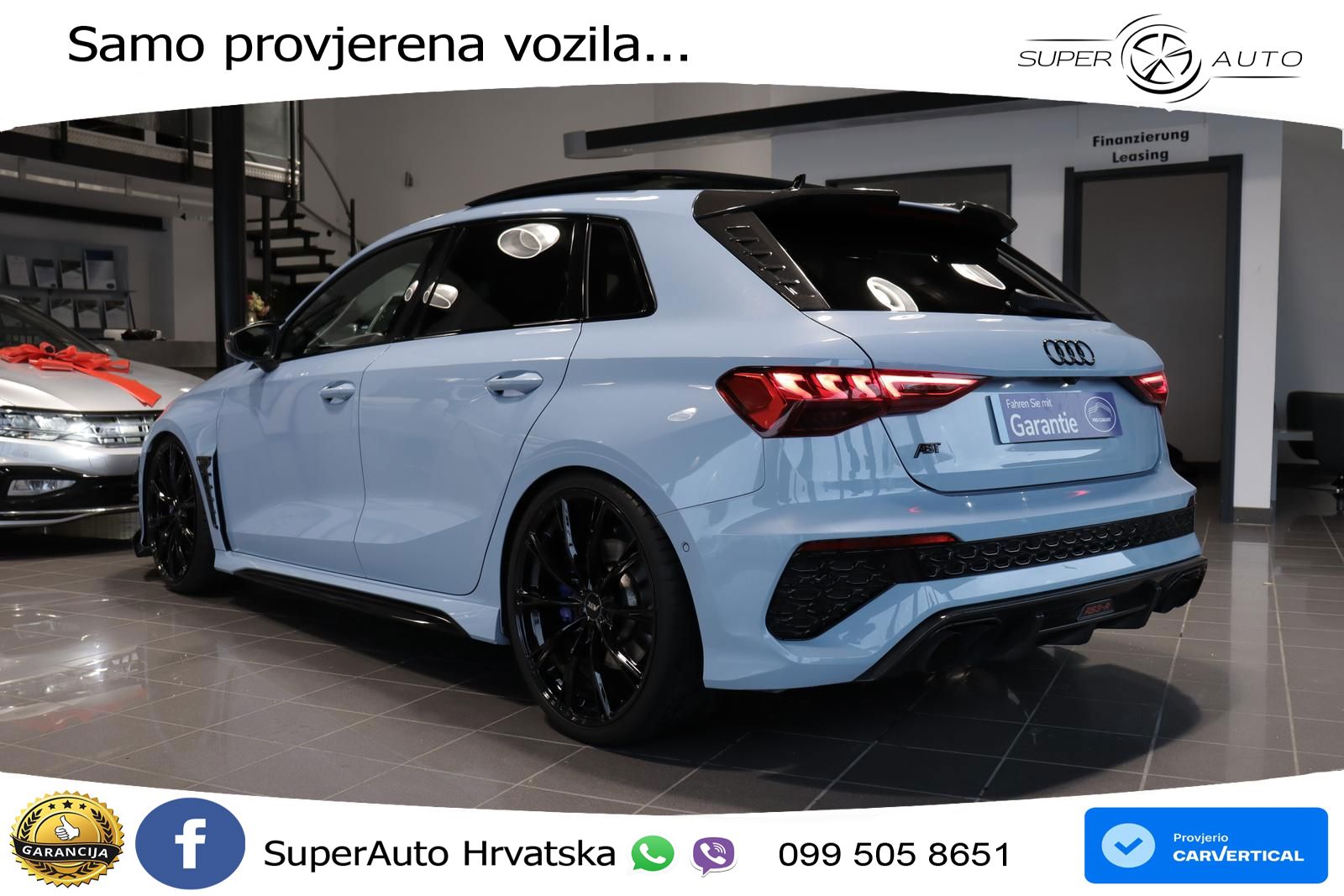 Audi RS3 Sedan 2.5 TFSI (400 KS) quattro S tronic ABT LED+ACC