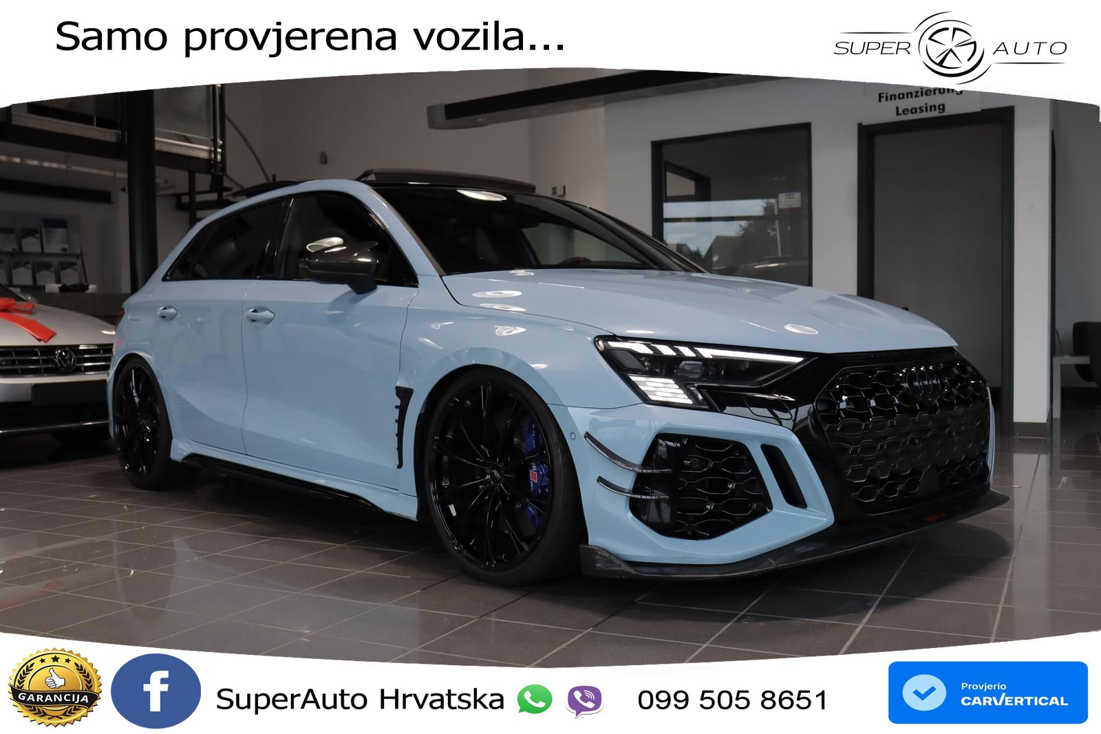 Audi RS3 Sedan 2.5 TFSI (400 KS) quattro S tronic ABT LED+ACC