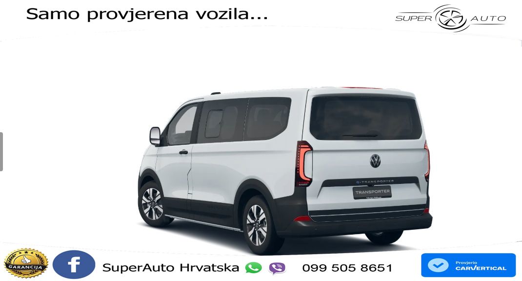 Volkswagen e-Transporter Kombi 160 kW RWD KR PanAmericana 218 KS