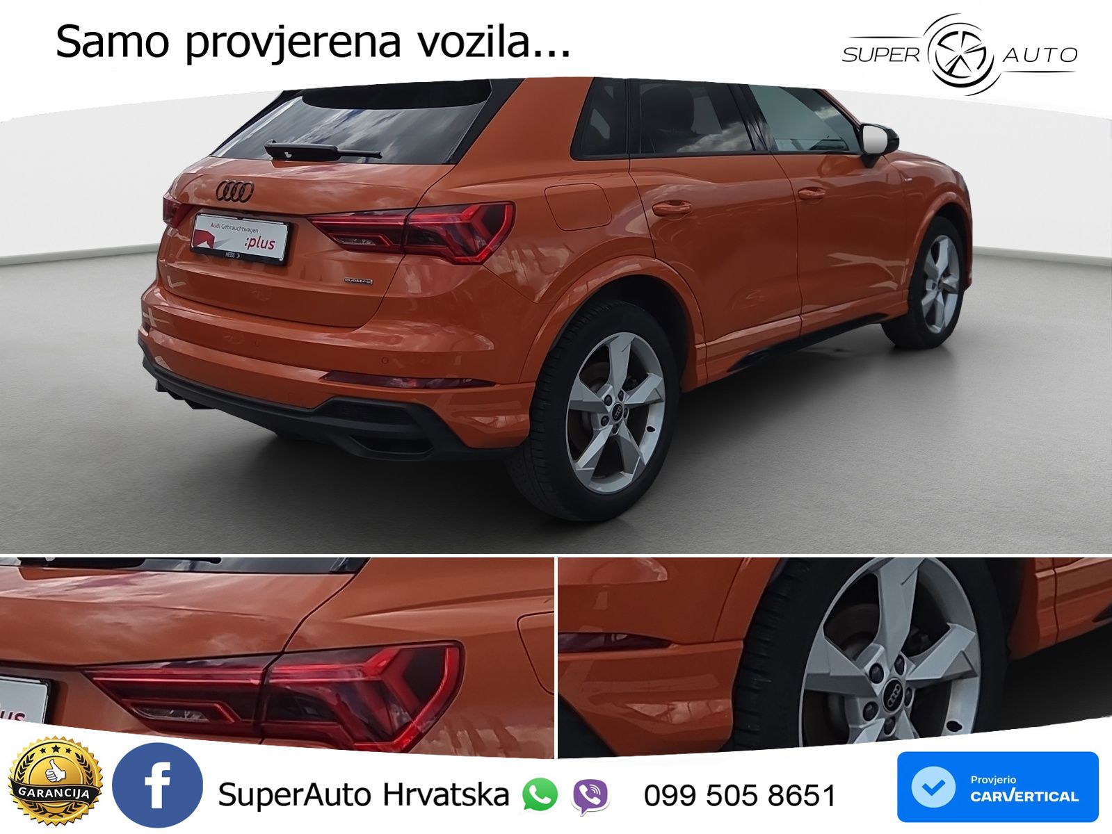 Audi Q3 40 TDI (193 KS) quattro S tronic S line LED+GR SJED+ACC