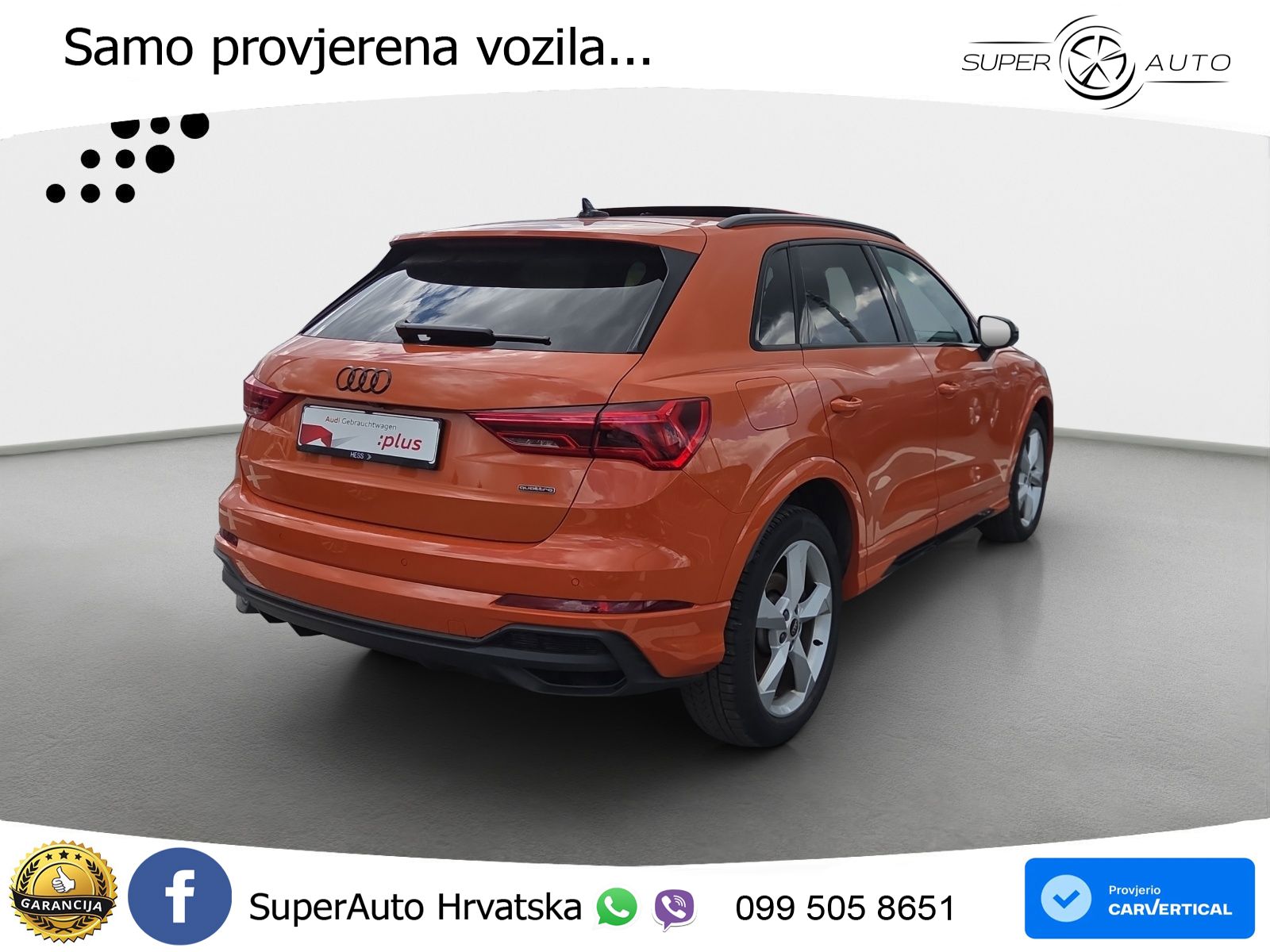 Audi Q3 40 TDI (193 KS) quattro S tronic S line LED+GR SJED+ACC