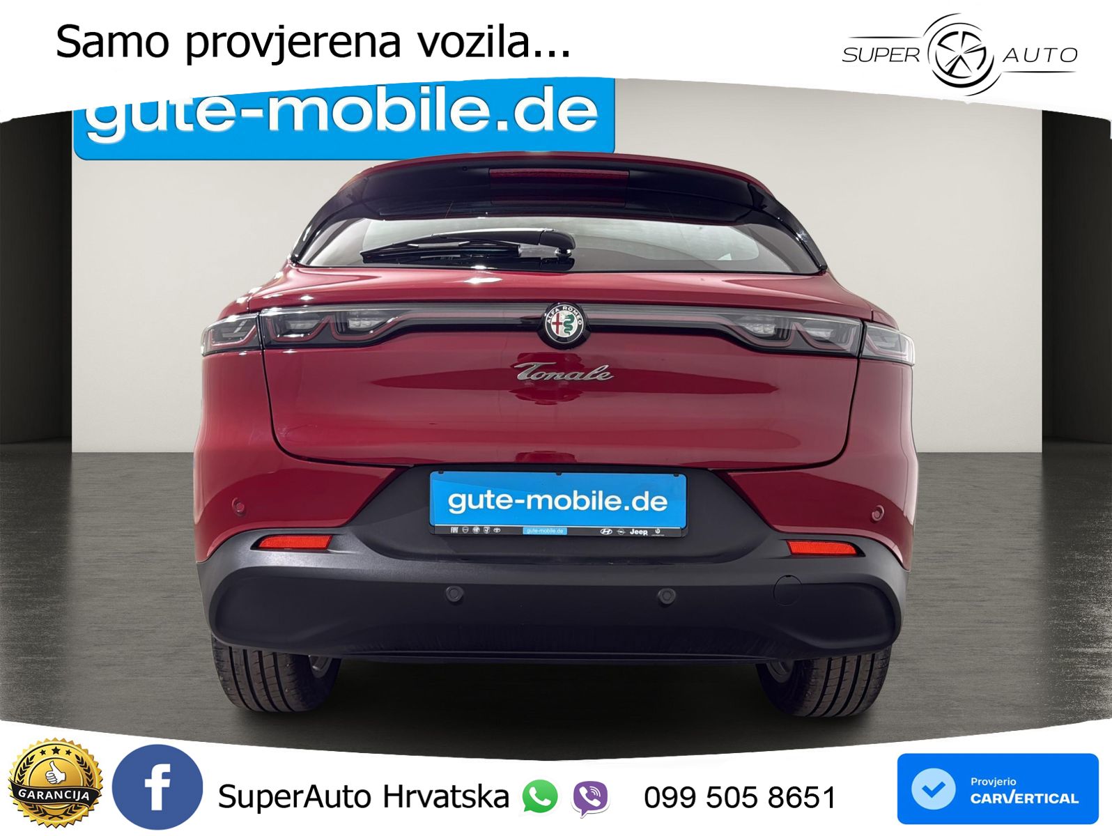 Alfa Romeo Tonale 1.5 Turbo (130 KS) 48V-Hybrid TCT LED+GR SJED+ACC