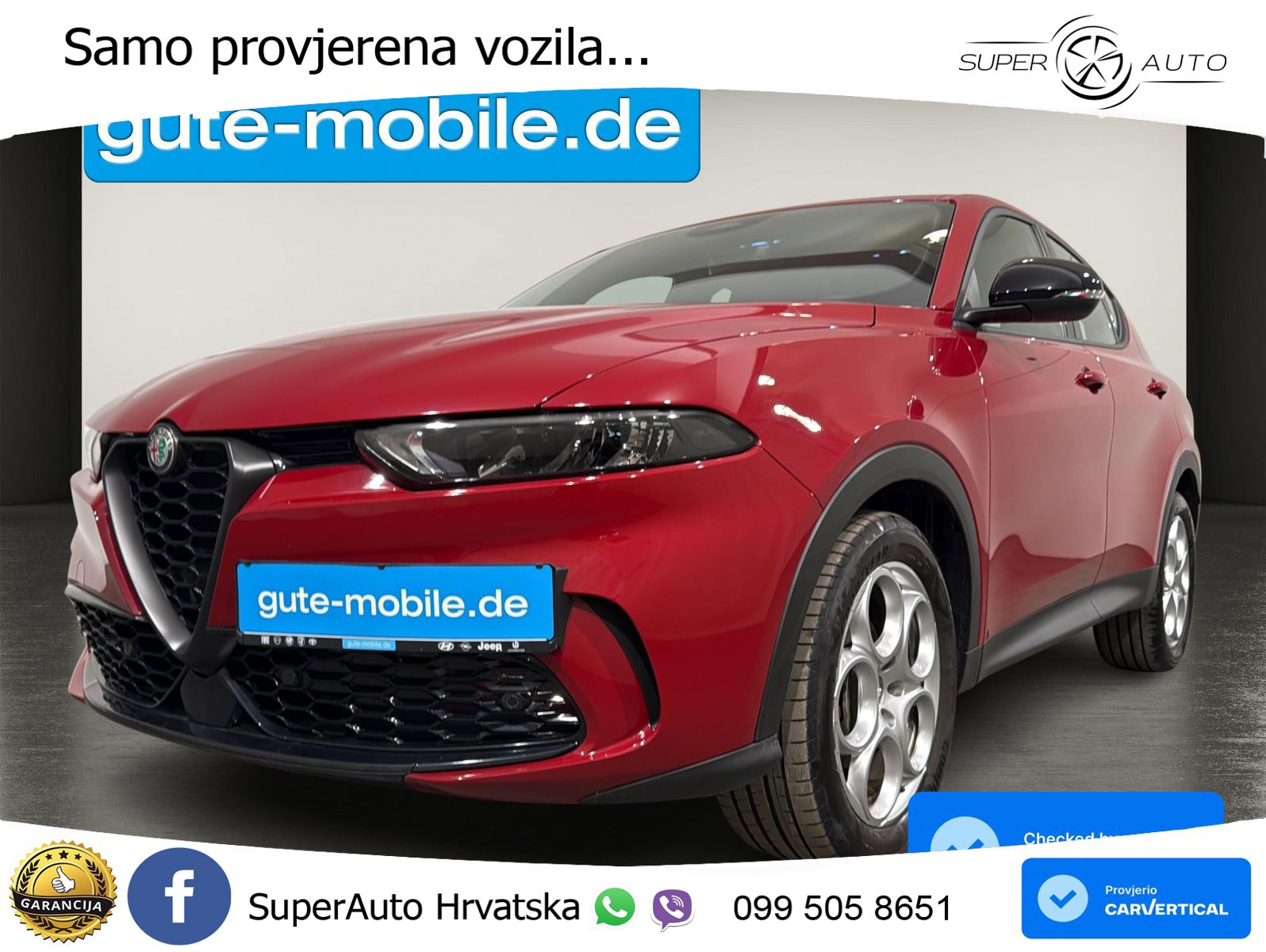 Alfa Romeo Tonale 1.5 Turbo (130 KS) 48V-Hybrid TCT LED+GR SJED+ACC