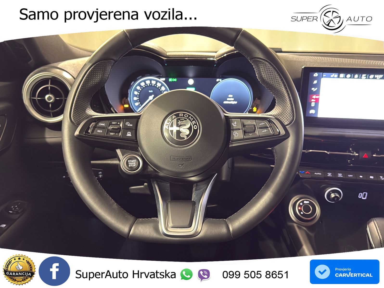 Alfa Romeo Tonale 1.5 Turbo (130 KS) 48V-Hybrid TCT LED+GR SJED+ACC