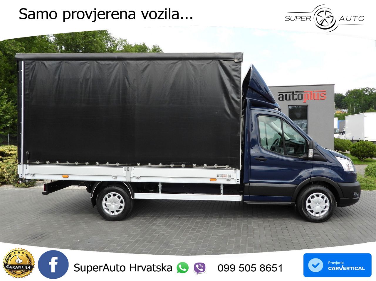 Ford TRANSIT PRITSCHE PLANE 8 PALETTEN TEMPOMAT 170 KS