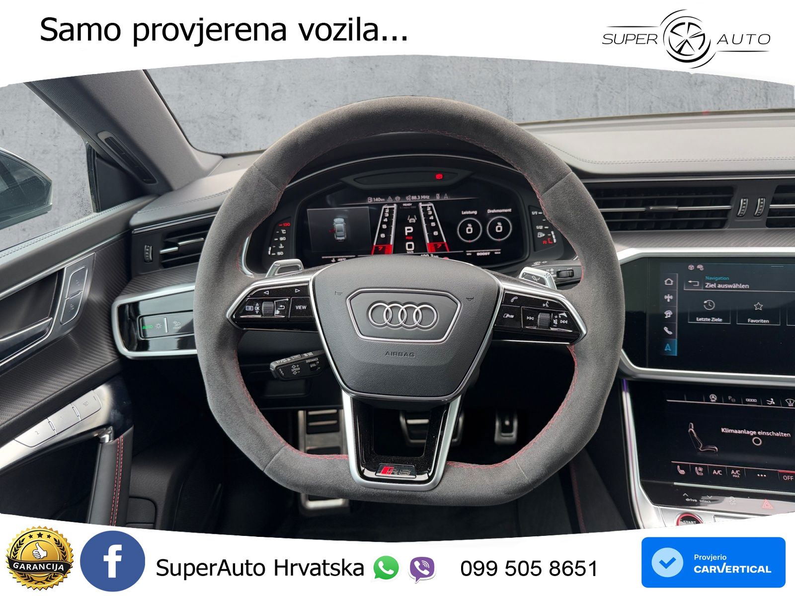 Audi RS7 4.0 TFSI V8 (600 KS) quattro tiptronic MATRIX+GR SJED+KAM