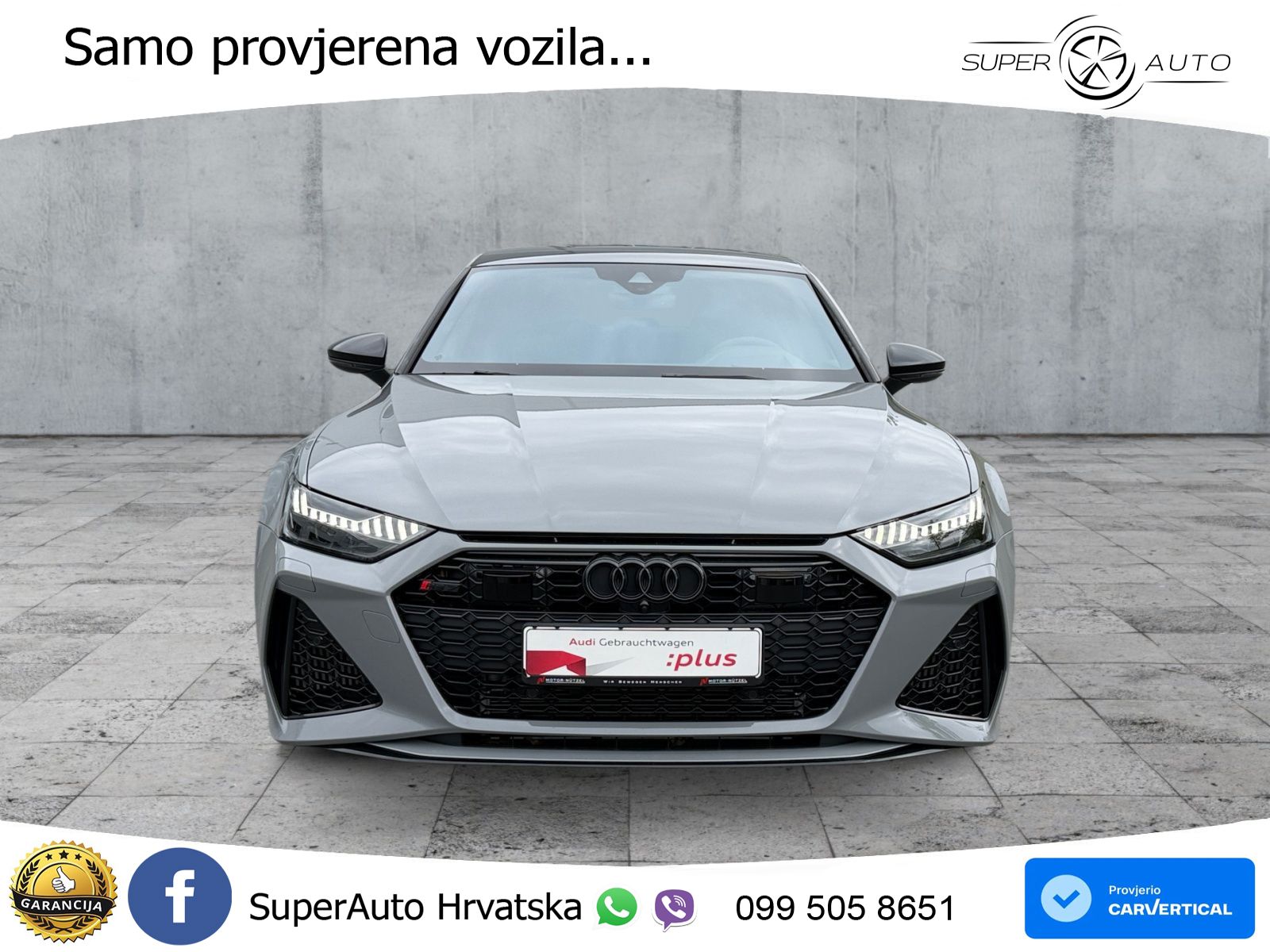 Audi RS7 4.0 TFSI V8 (600 KS) quattro tiptronic MATRIX+GR SJED+KAM