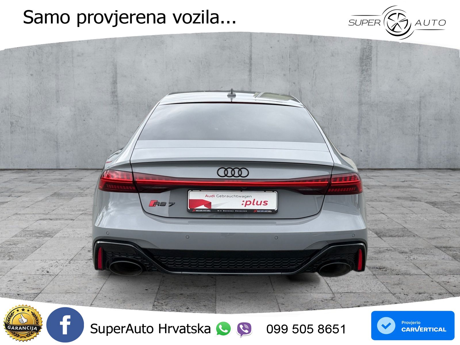 Audi RS7 4.0 TFSI V8 (600 KS) quattro tiptronic MATRIX+GR SJED+KAM