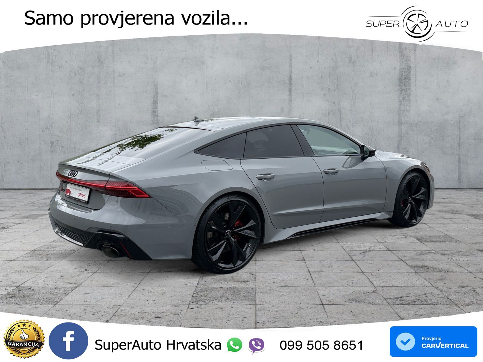 Audi RS7 4.0 TFSI V8 (600 KS) quattro tiptronic MATRIX+GR SJED+KAM