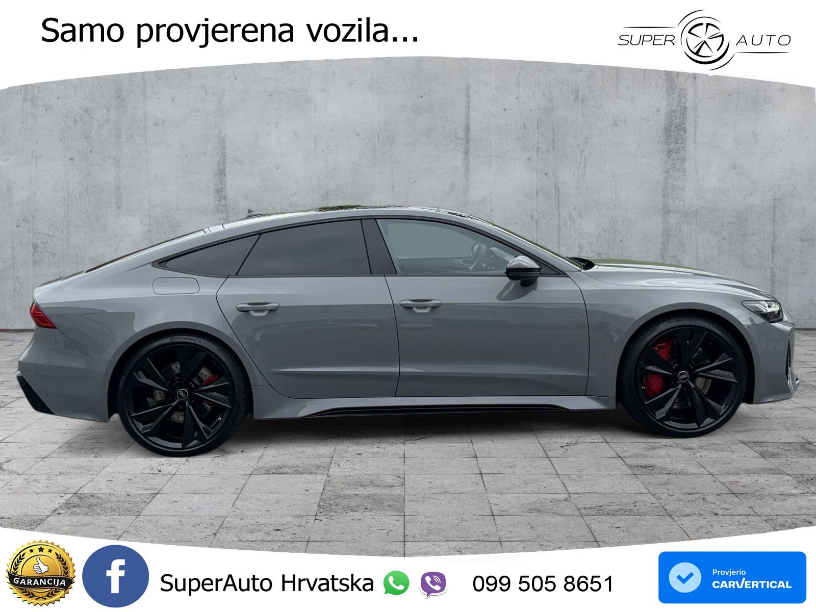 Audi RS7 4.0 TFSI V8 (600 KS) quattro tiptronic MATRIX+GR SJED+KAM