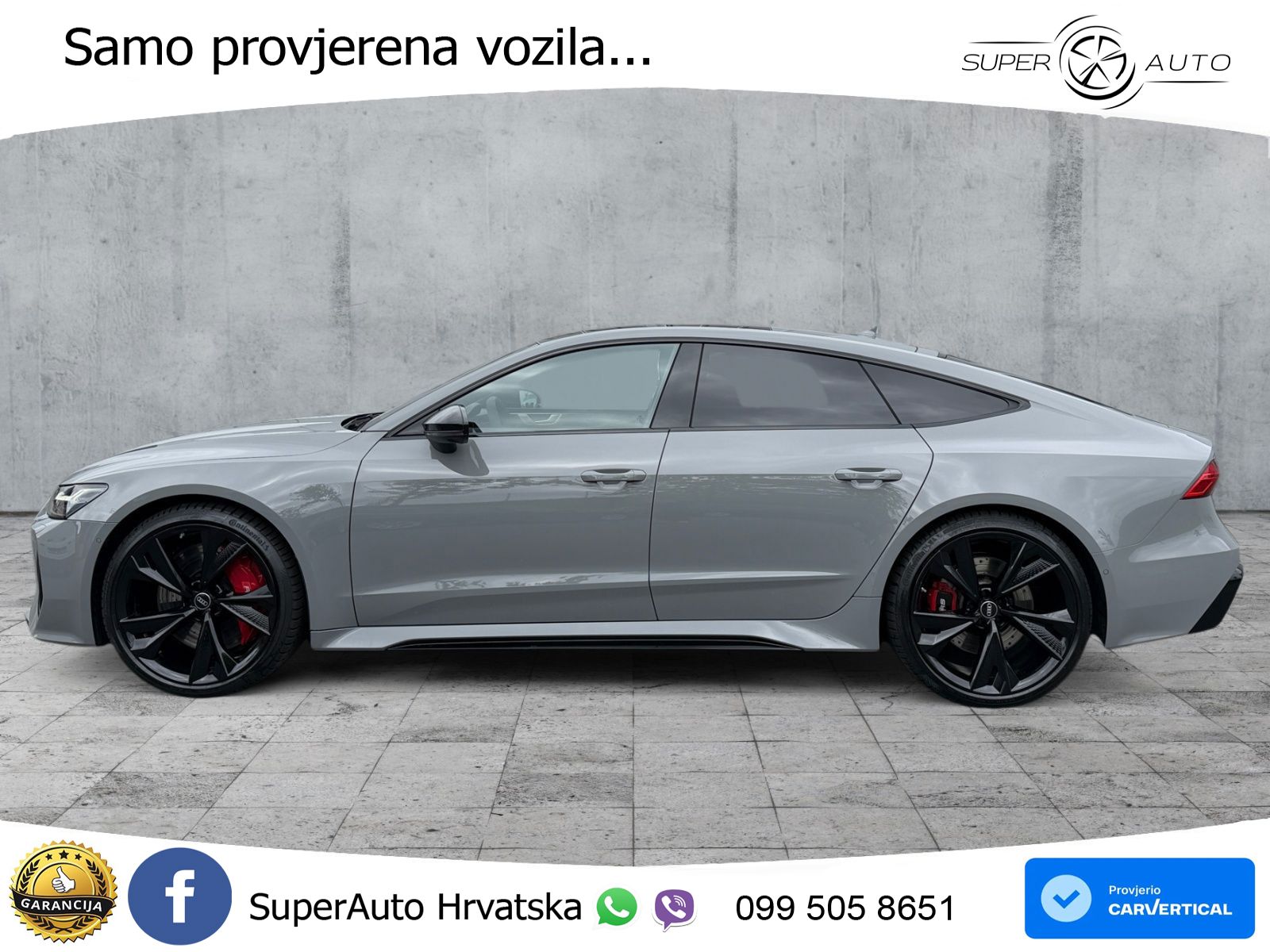 Audi RS7 4.0 TFSI V8 (600 KS) quattro tiptronic MATRIX+GR SJED+KAM