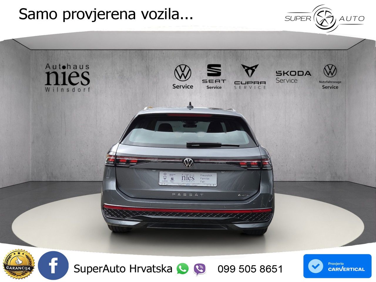 Volkswagen Passat Variant 2.0 TDI (193 KS) 4MOTION DSG R-Line LED+GR SJED+ACC