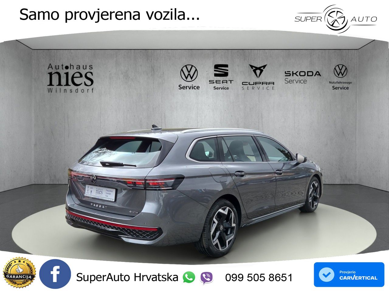 Volkswagen Passat Variant 2.0 TDI (193 KS) 4MOTION DSG R-Line LED+GR SJED+ACC