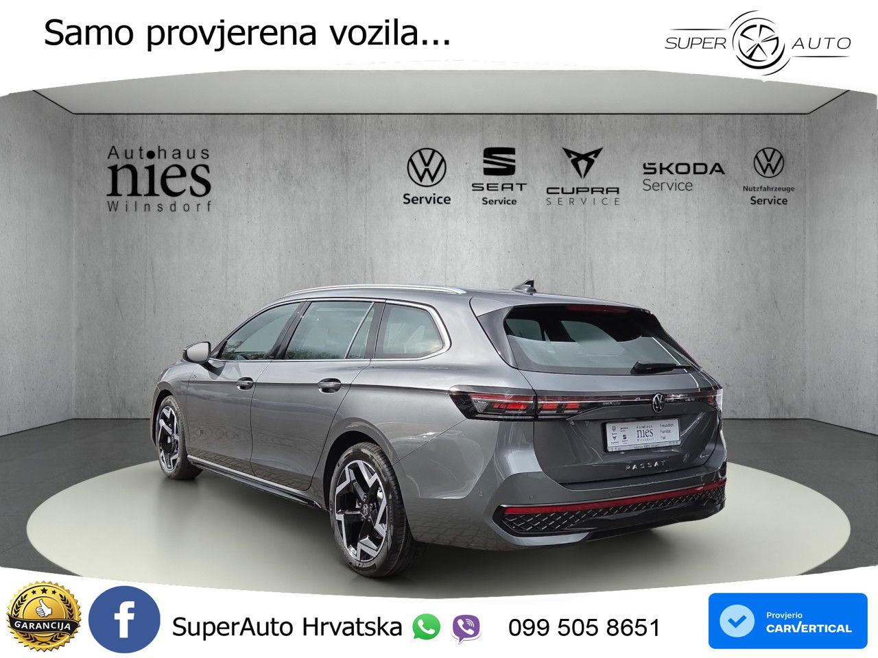 Volkswagen Passat Variant 2.0 TDI (193 KS) 4MOTION DSG R-Line LED+GR SJED+ACC