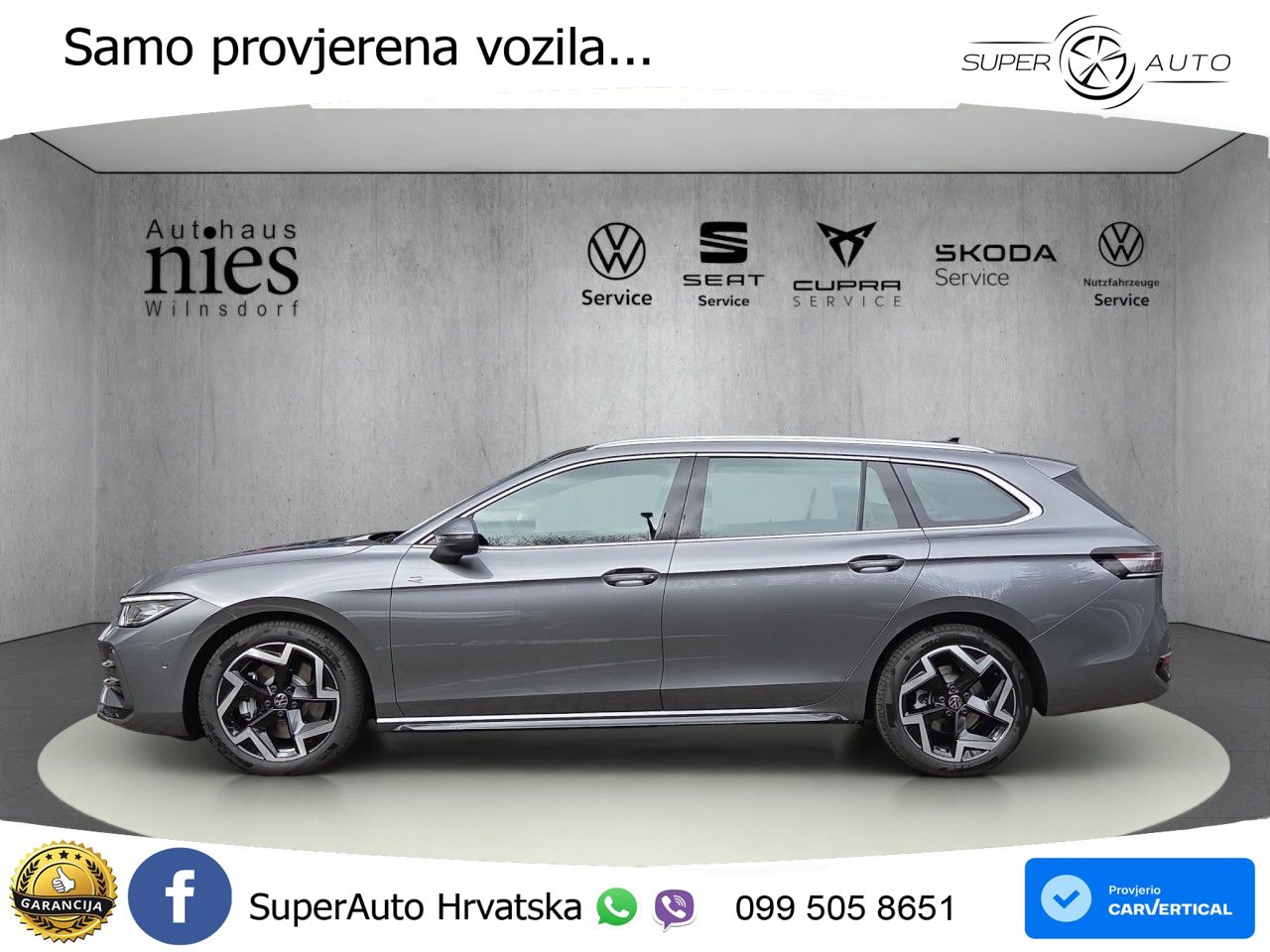 Volkswagen Passat Variant 2.0 TDI (193 KS) 4MOTION DSG R-Line LED+GR SJED+ACC