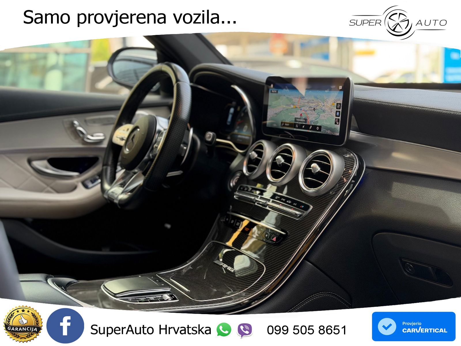 Mercedes AMG GLC 63 S V8 (510 KS) 4MATIC+ MCT LED+GR SJED+ACC