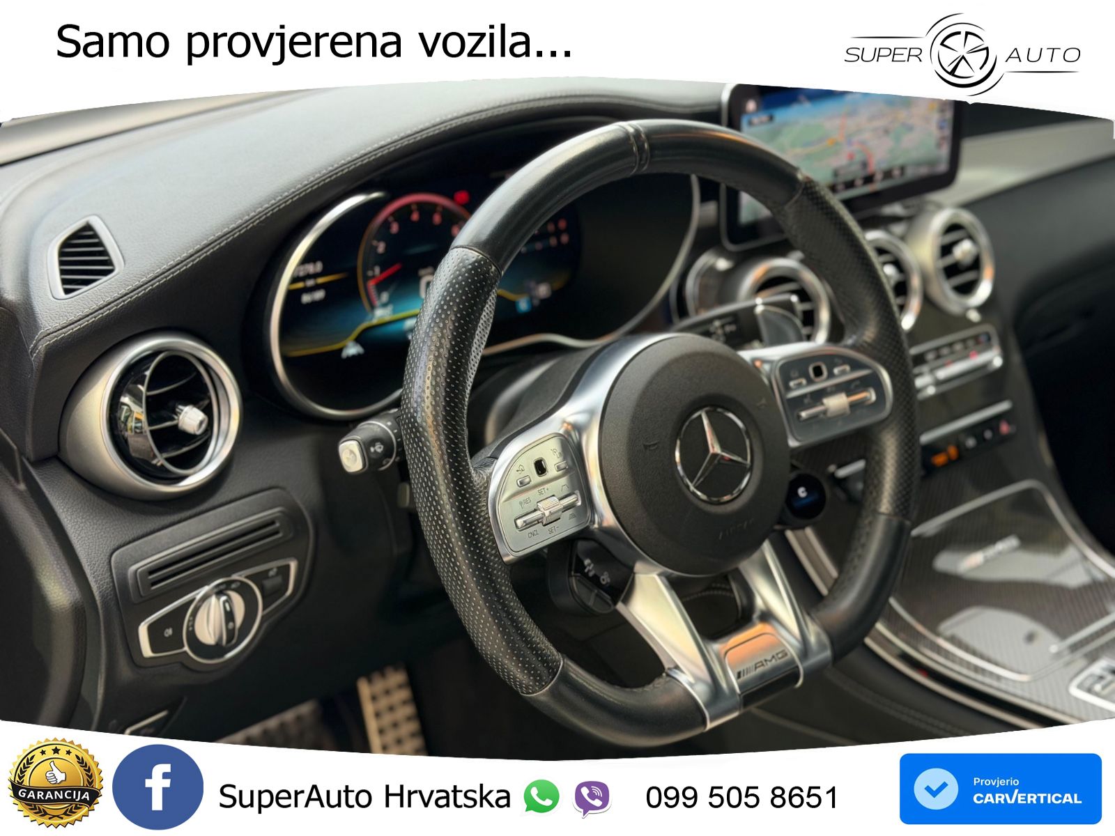 Mercedes AMG GLC 63 S V8 (510 KS) 4MATIC+ MCT LED+GR SJED+ACC