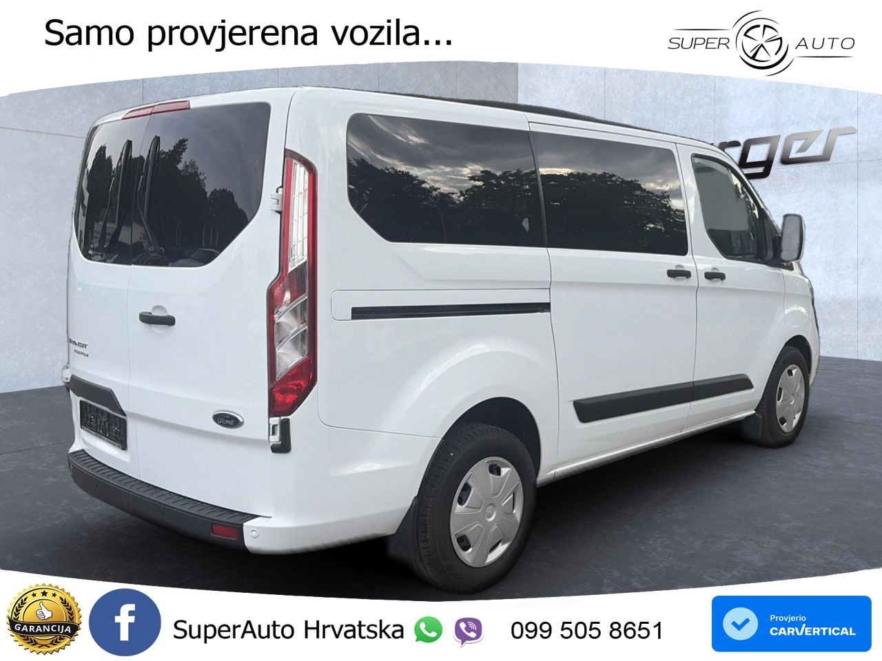 Ford Transit Custom Kombi 320 L1H1 Trend Tempomat PDC 131 KS