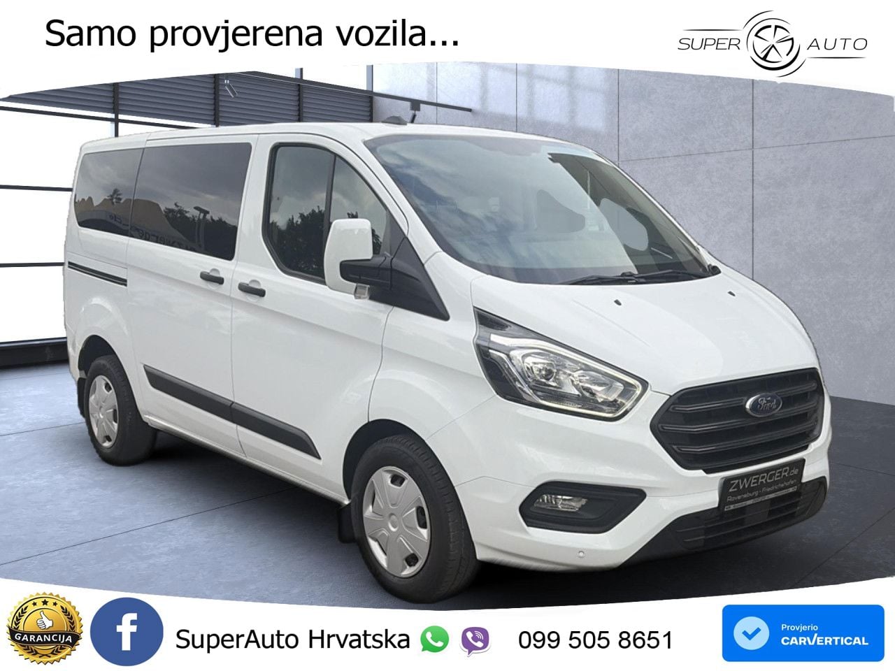 Ford Transit Custom Kombi 320 L1H1 Trend Tempomat PDC 131 KS