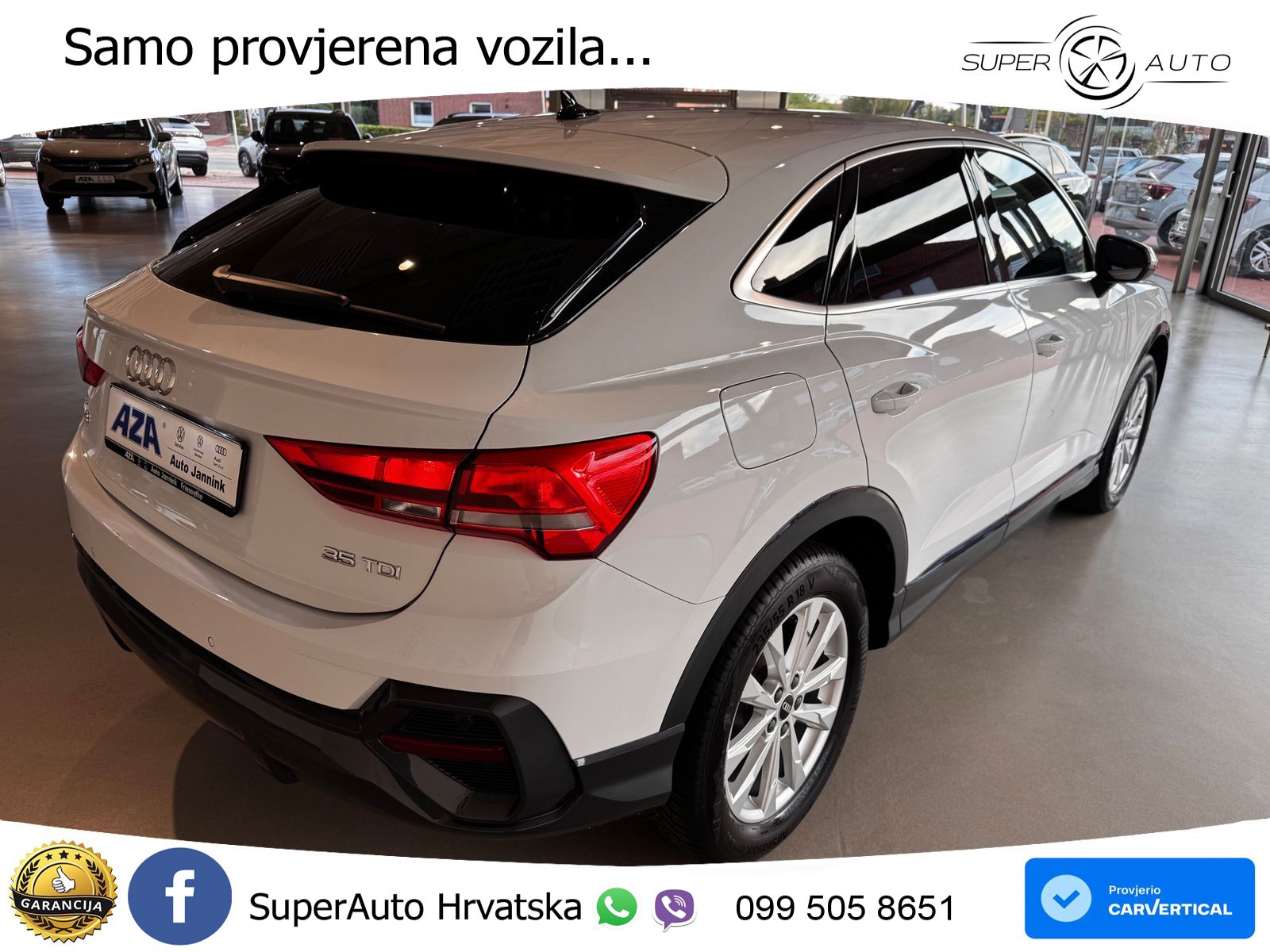 Audi Q3 Sportback 35 TDI (150 KS) S tronic LED+GR SJED+ACC