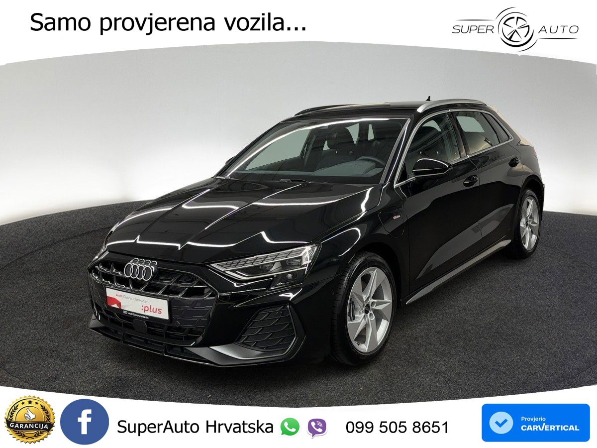 Audi A3 Sportback 40 TFSI e (204 KS) Plug-in Hybrid S tronic S line LED+GR SJED+ACC