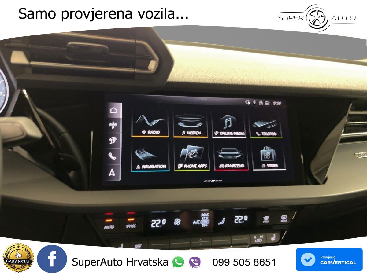 Audi A3 Sportback 40 TFSI e (204 KS) Plug-in Hybrid S tronic S line LED+GR SJED+ACC