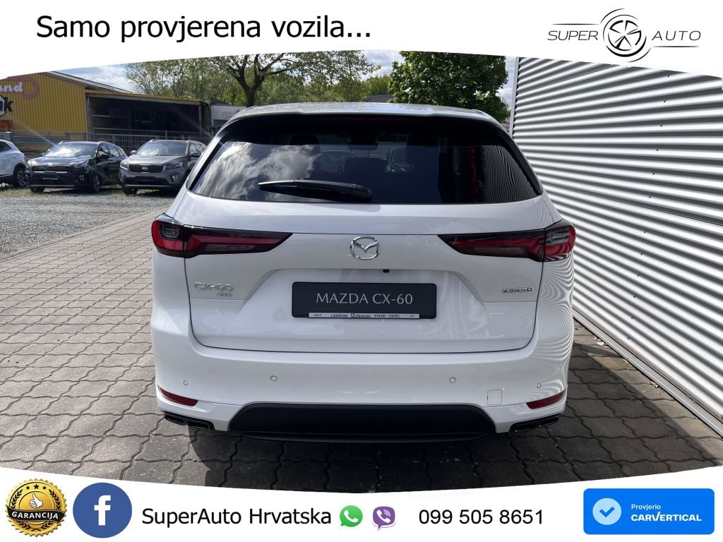 Mazda CX-60 3.3 e-Skyactiv D (254 KS) AWD Automatic LED+GR SJED+ACC