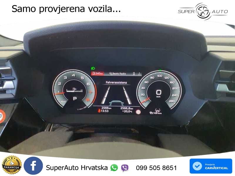 Audi A3 Limuzina 40 TFSI (204 KS) quattro S tronic S line LED+GR SJED+ACC
