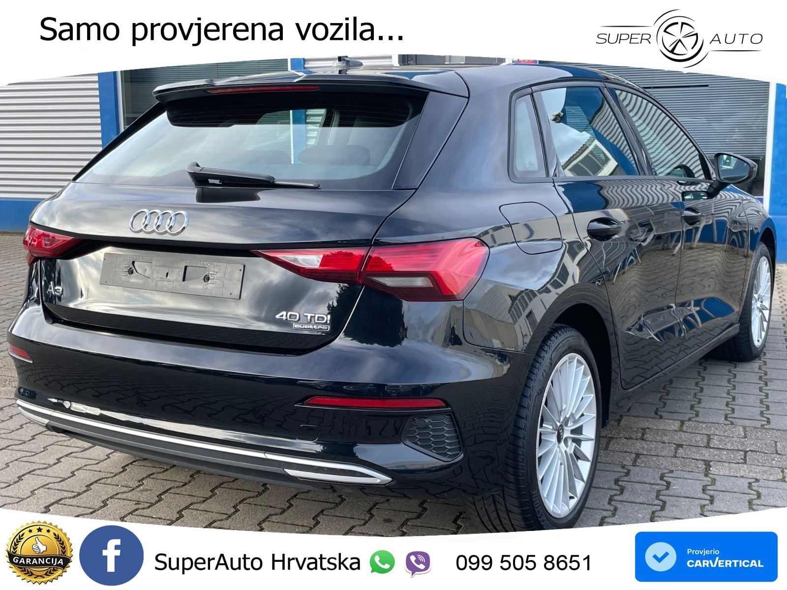 Audi A3 40 TDI (200 KS) quattro S tronic