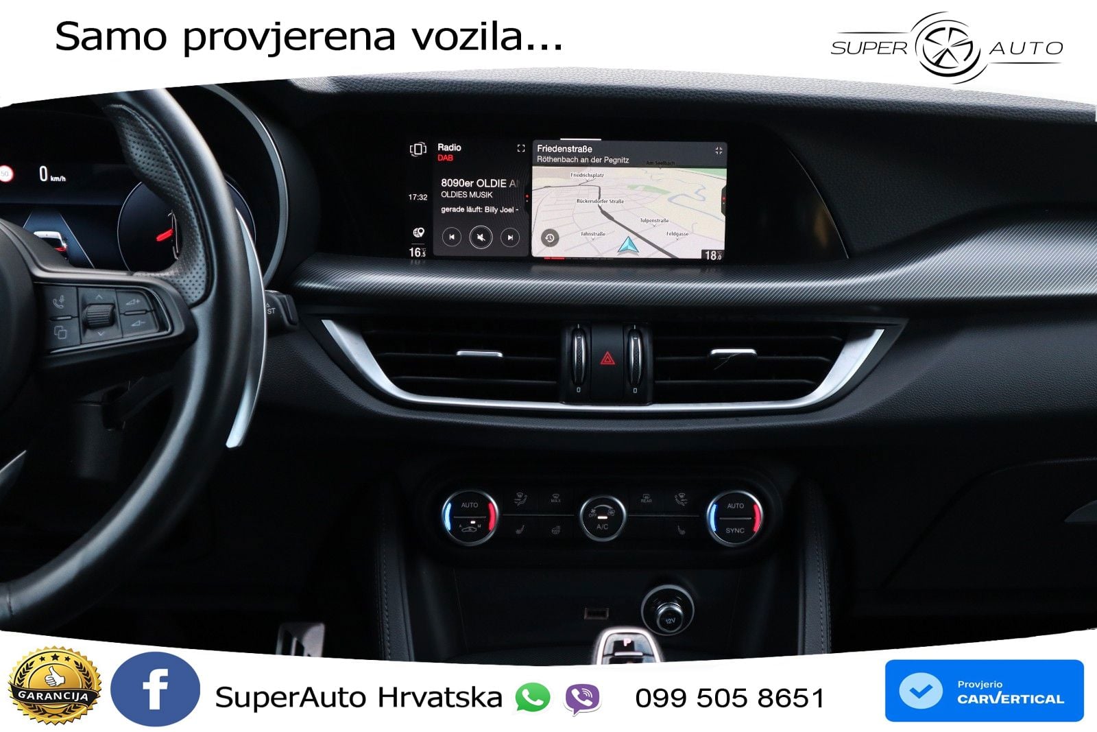 Alfa Romeo Stelvio 2.0 Turbo (280 KS) Q4 Automatic LED+GR SJED+ACC