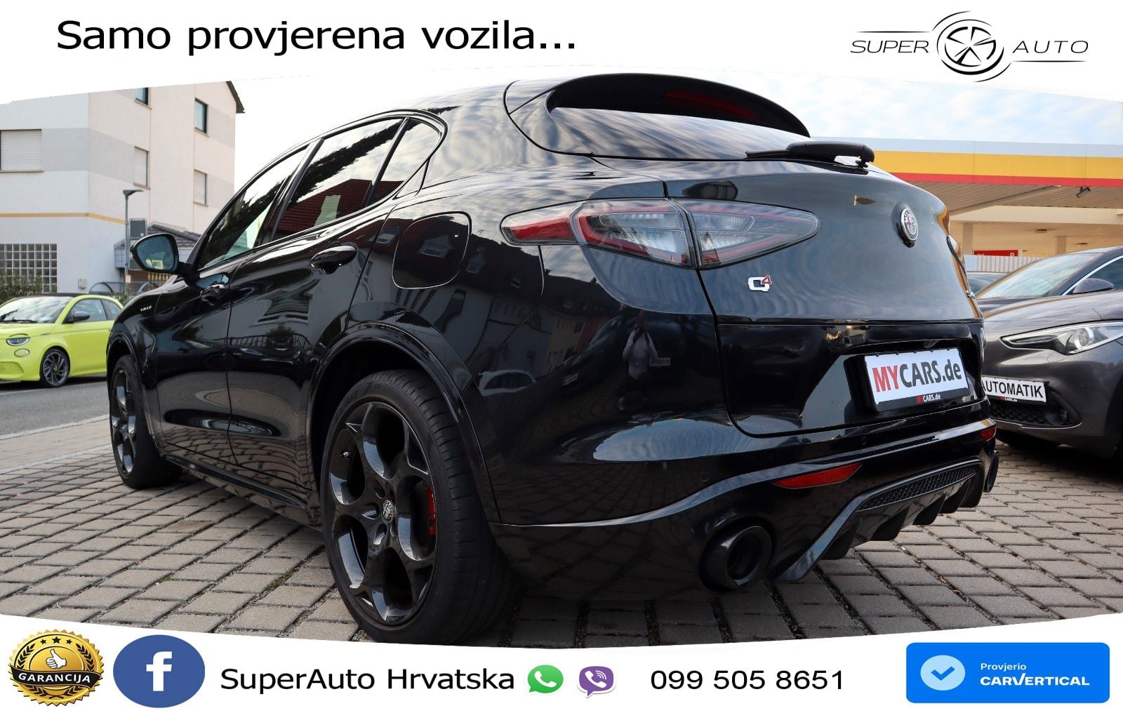 Alfa Romeo Stelvio 2.0 Turbo (280 KS) Q4 Automatic LED+GR SJED+ACC