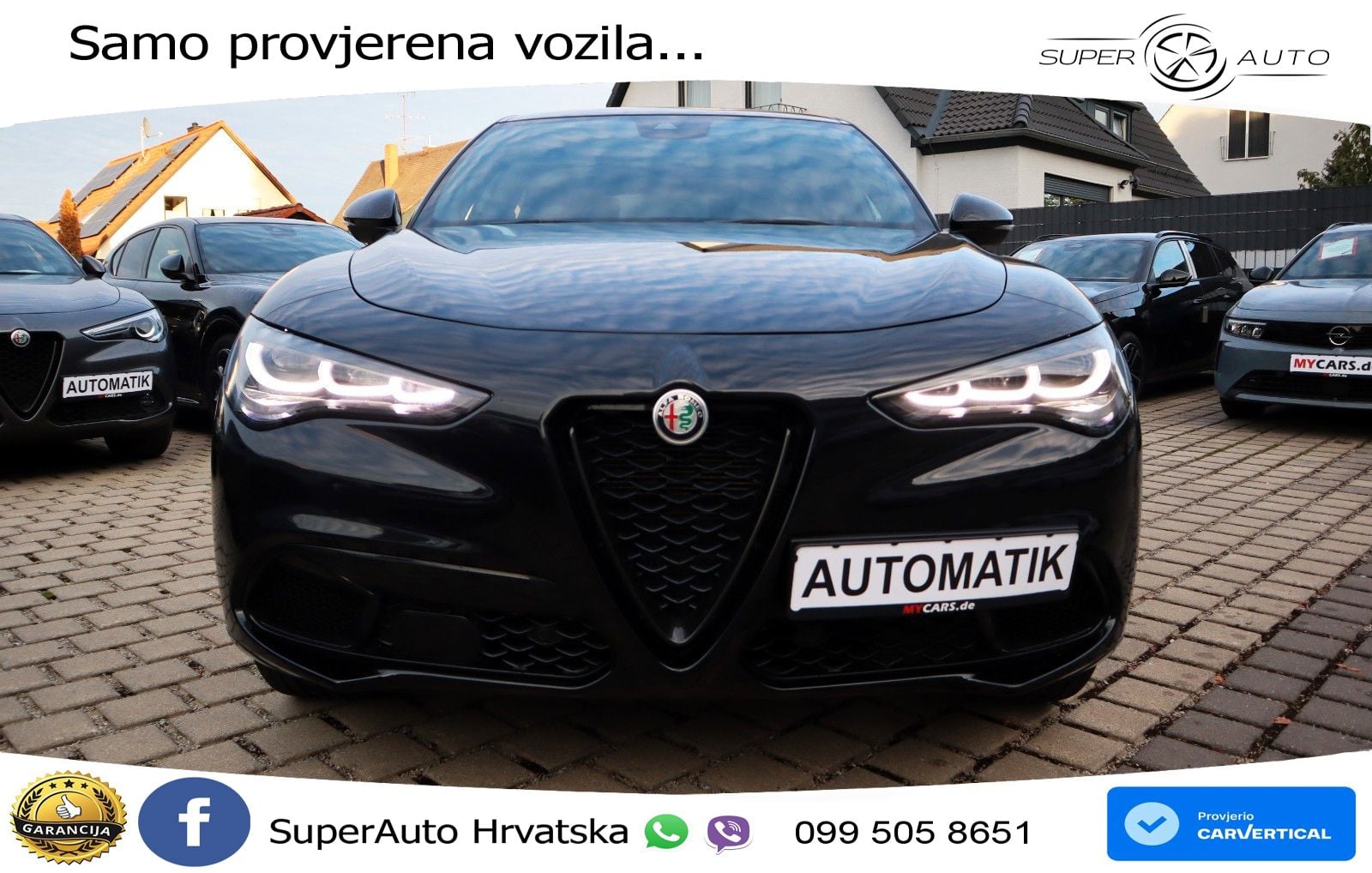 Alfa Romeo Stelvio 2.0 Turbo (280 KS) Q4 Automatic LED+GR SJED+ACC