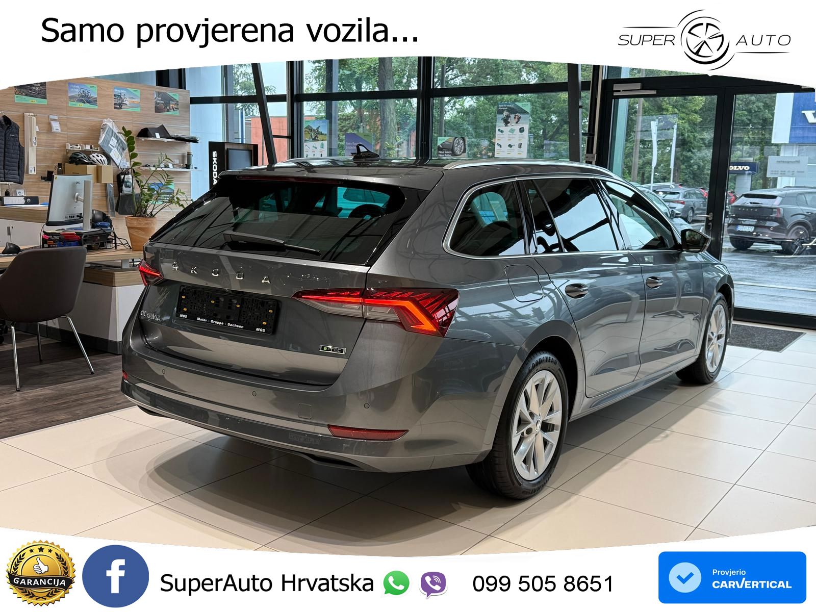 Škoda Octavia Combi 1.5 TSI EVO e-TEC (150 KS) DSG LED+GR SJED+ACC