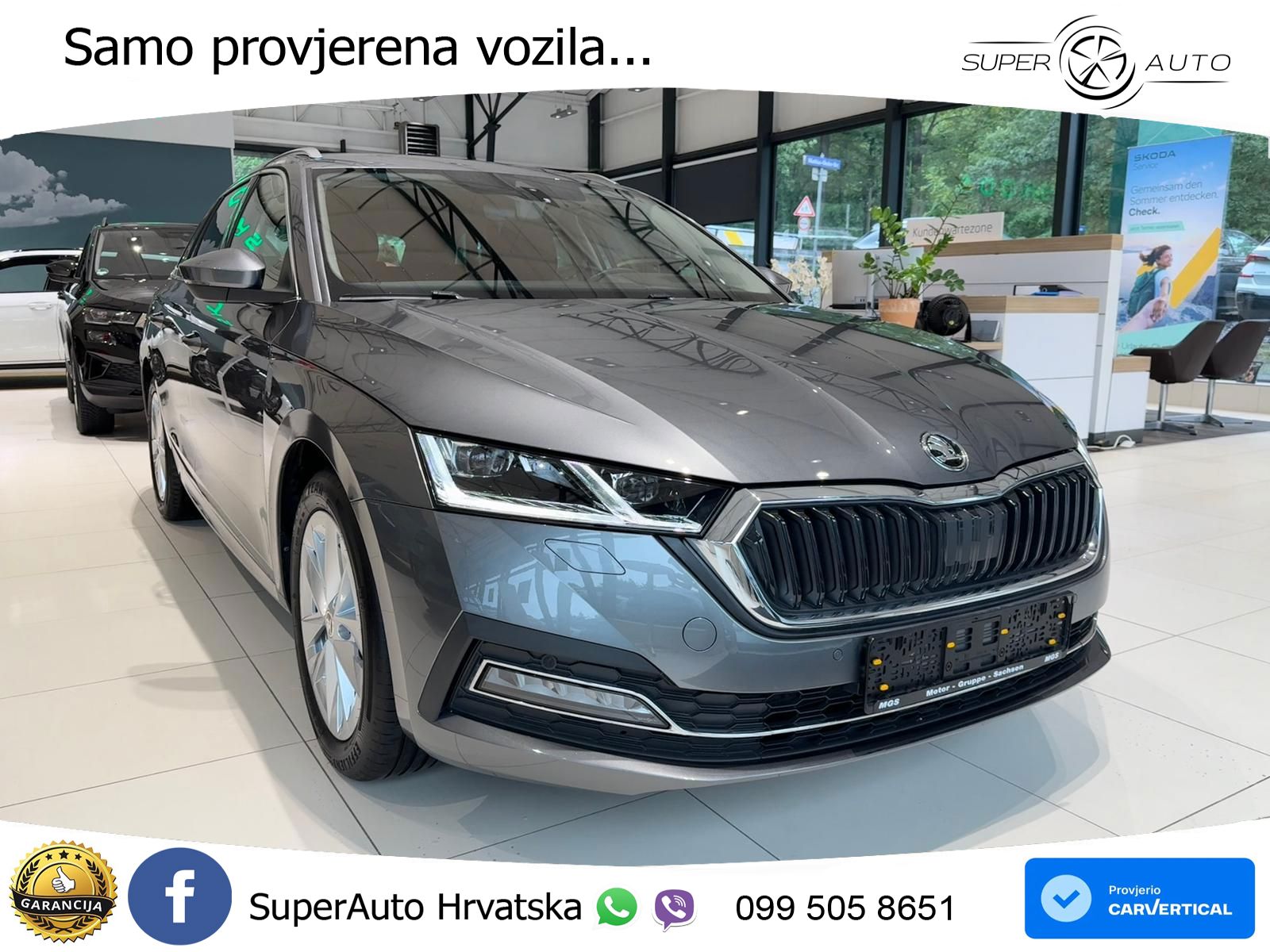 Škoda Octavia Combi 1.5 TSI EVO e-TEC (150 KS) DSG LED+GR SJED+ACC