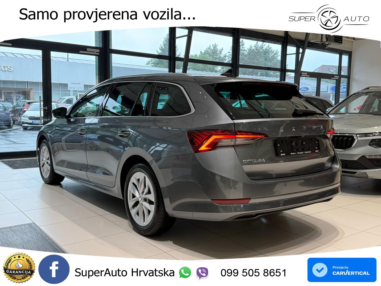 Škoda Octavia Combi 1.5 TSI EVO e-TEC (150 KS) DSG LED+GR SJED+ACC