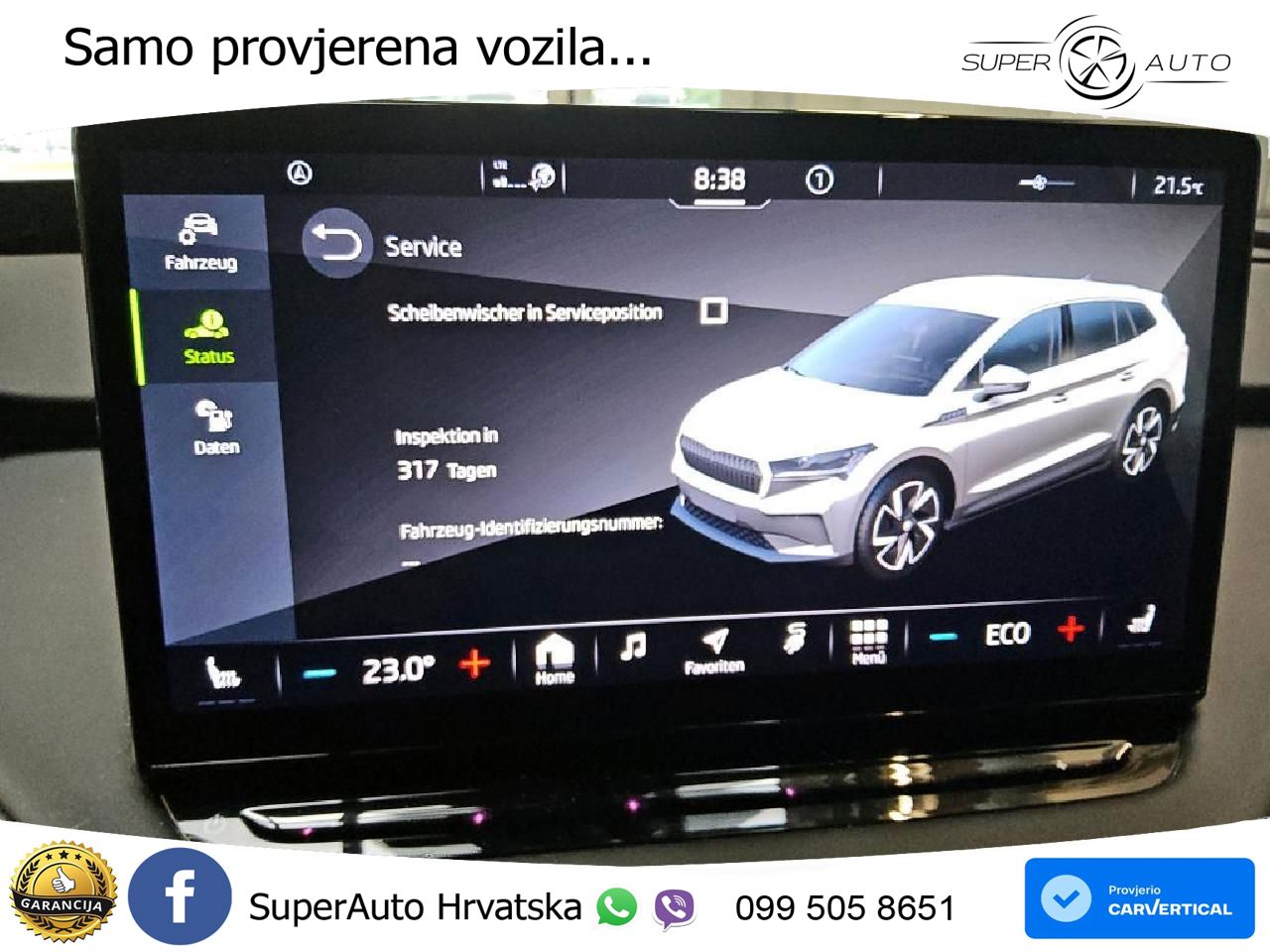 Škoda Enyaq iV 80x 82 kWh (265 KS) AWD Suite LED+GR SJED+ACC