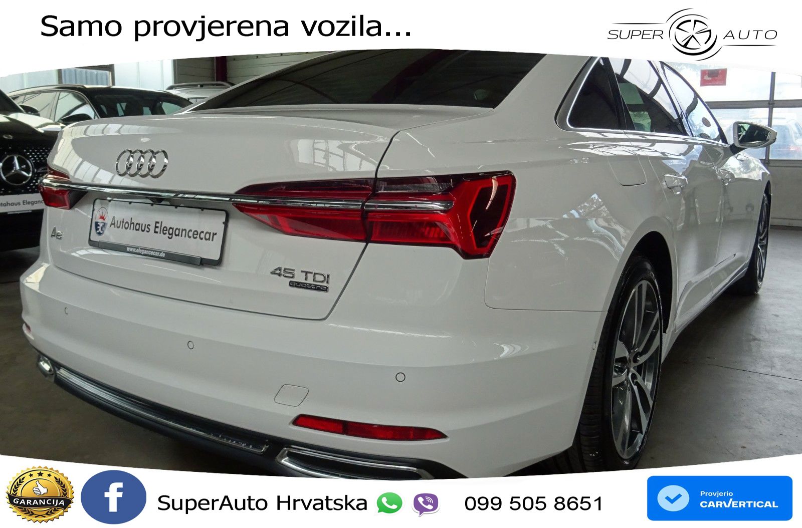 Audi A6 45 TDI V6 (245 KS) quattro ultra S tronic S line LED+GR SJED+ACC