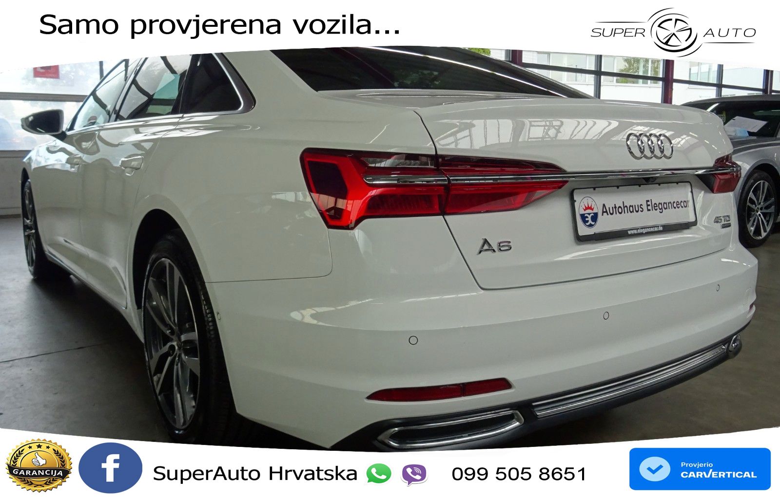 Audi A6 45 TDI V6 (245 KS) quattro ultra S tronic S line LED+GR SJED+ACC