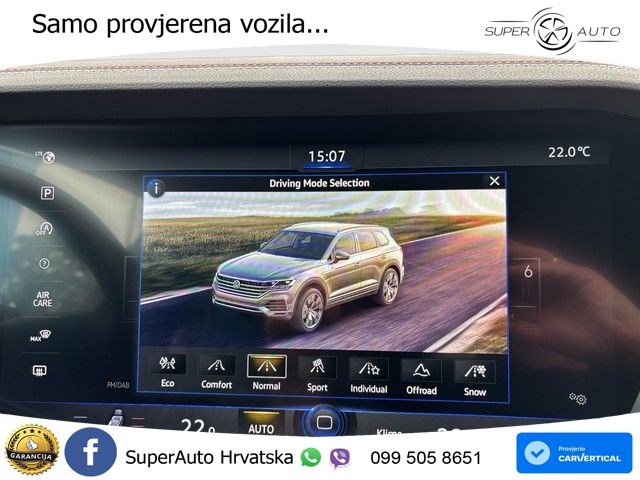 Volkswagen Touareg 3.0 V6 TDI (286 KS) 4MOTION Tiptronic R-Line ZRAČNI+ACC+GR SJED+KAM+PANO