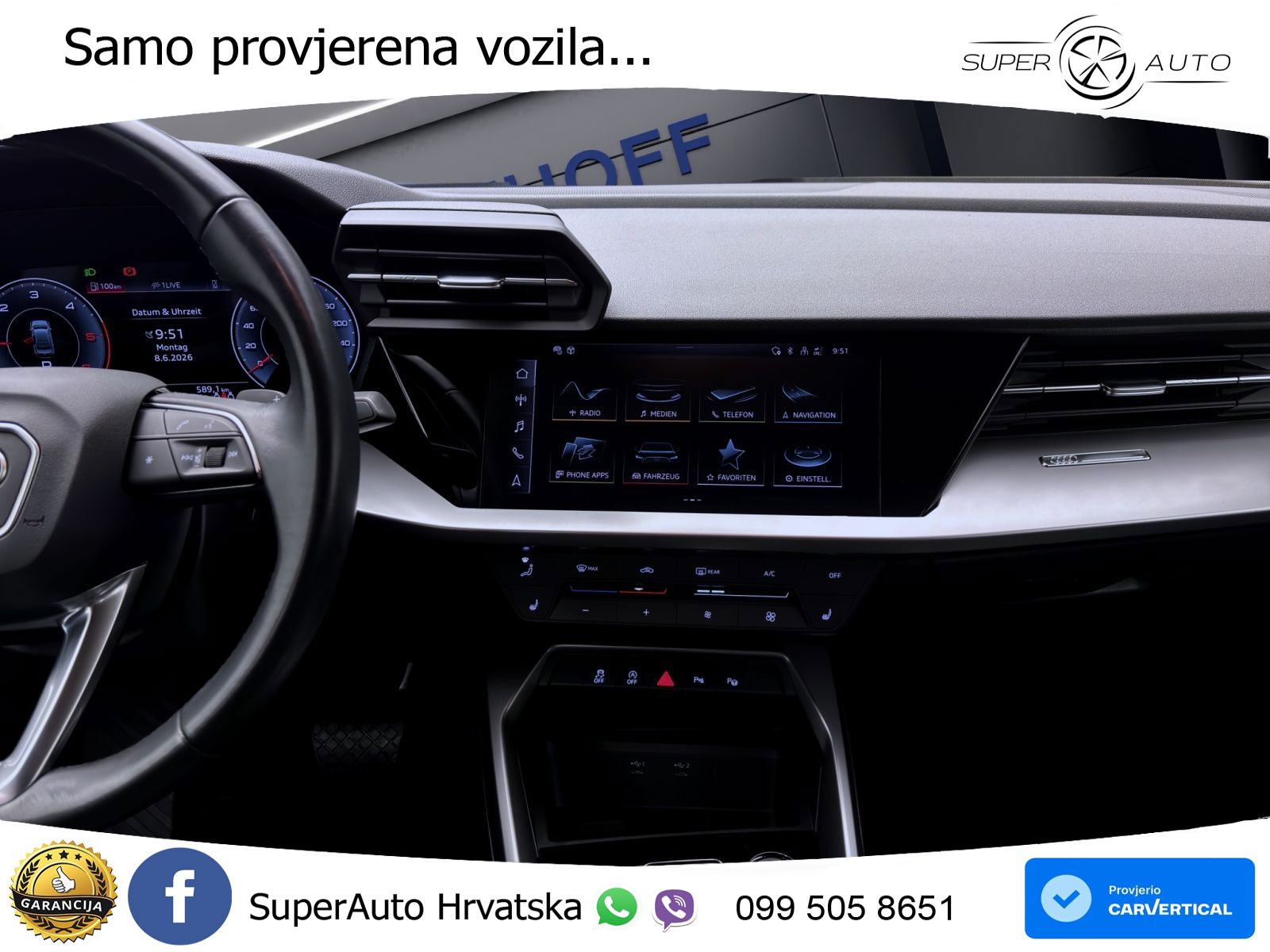Audi A3 Limuzina 35 TDI (150 KS) S tronic advanced