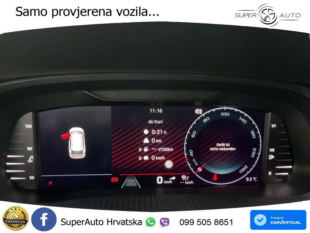 Škoda Octavia Combi RS 2.0 TSI (245 KS) DSG LED+GR SJED+ACC